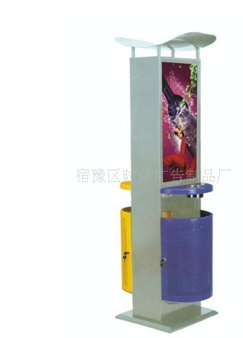 廣西省北流市垃圾箱廣告燈箱 時達廣告垃圾箱燈箱訂制專家 不銹鋼材質(zhì)