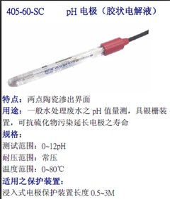 PC-350專用PH探頭，405-60-SC，梅特勒電極，上泰PH