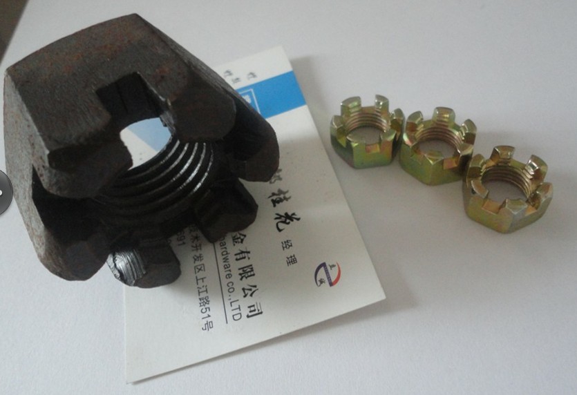 GB9457細牙開槽螺母 4級  6級 8級等廠家直銷