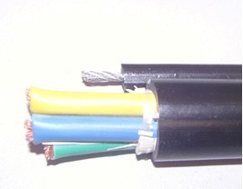 雙側(cè)鋼絲繩行車電纜 行車電纜型號(hào)