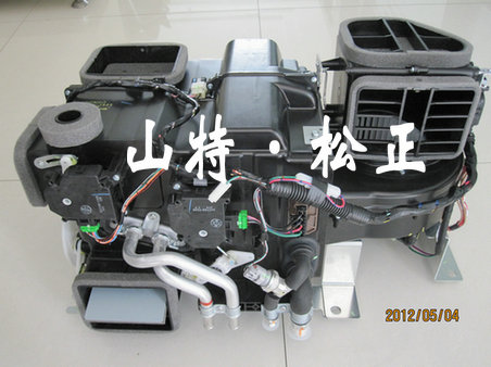 小松PC200-7老款空調,空調控制面板,空調壓縮機,小松公司原廠