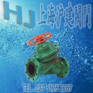 直流式襯膠隔膜閥