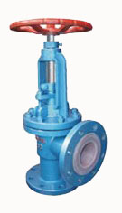 直流式襯氟截止閥J45F46-16C，襯四氟截止閥