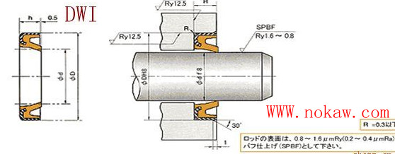 dwi、DKB/DKBI型密封圈，天津?qū)Ｙu原裝進(jìn)口nok密封圈