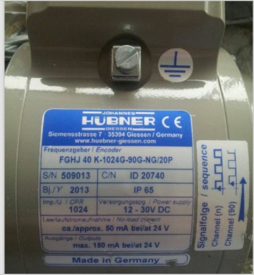 德國霍伯納 FGHJ4K-1024G-90G/20P編碼器