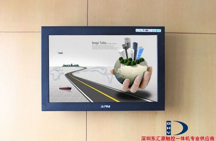 22寸寬屏紅外觸控工業(yè)專(zhuān)用電腦采用原裝英特爾低功耗配置節(jié)能省電