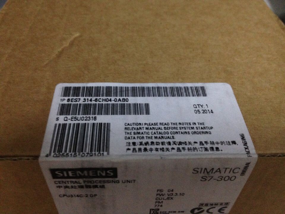 西門(mén)子CPU 314C-2PN6ES7314-6EH04-0AB0