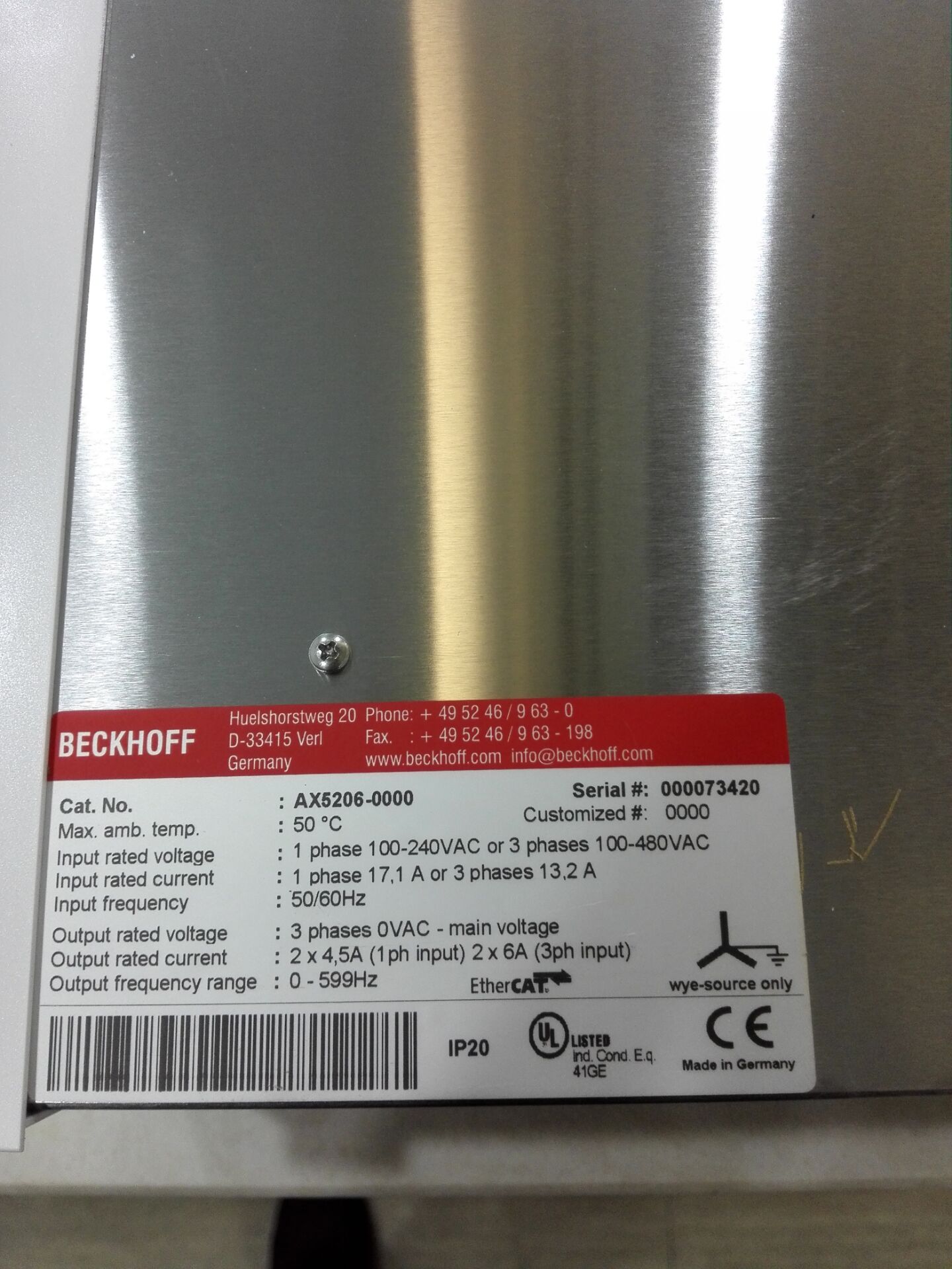 Beckhoffŷ늙C(j)AX5206-0000؃r