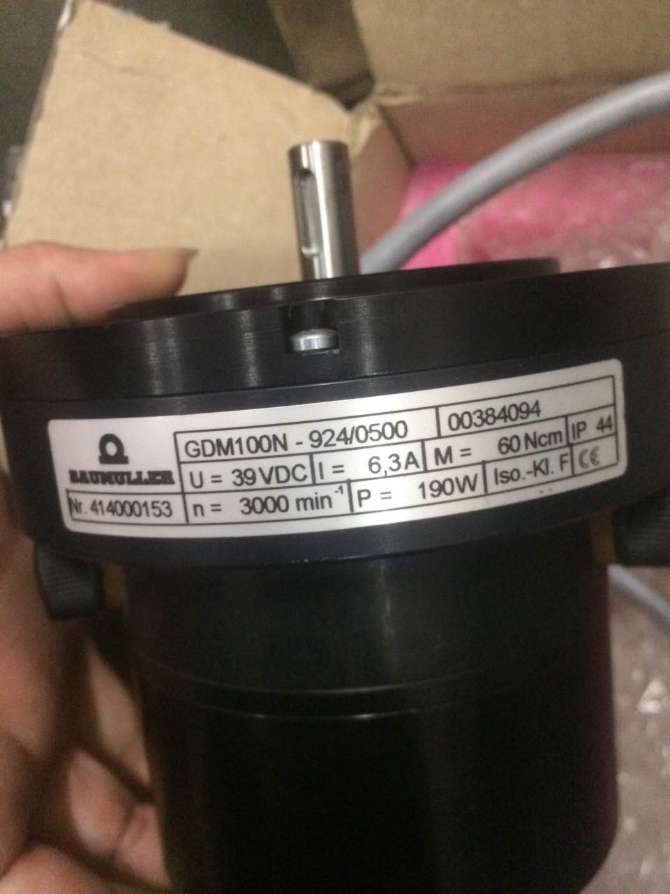 包米勒電機GDM100N-924-0500