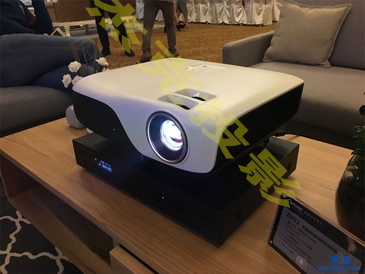 奧圖碼zh33激光投影儀，家用投影高清高亮投影機(jī)3d投影1080p