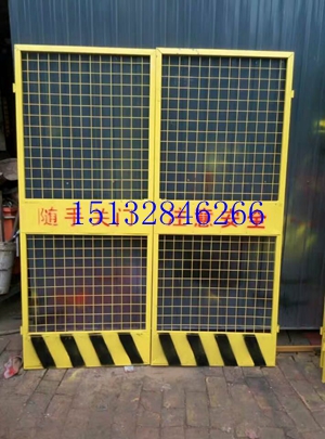 護欄網(wǎng)施工電梯門、電梯標準防護門、人貨電梯建筑樓層防護門