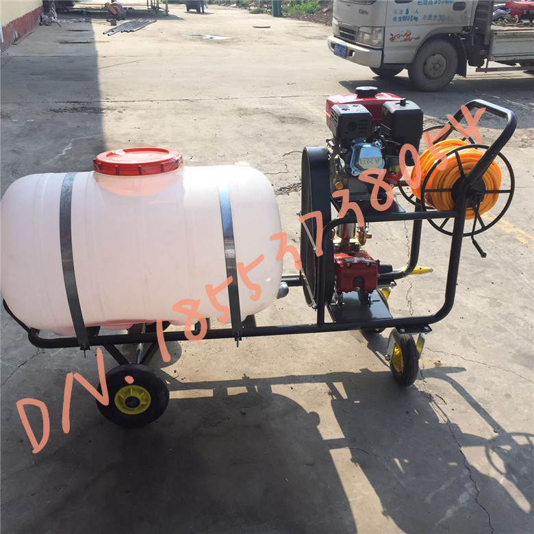 汽油四輪推車(chē)農(nóng)用植保打藥噴霧機(jī) 50米拉管高壓噴霧機(jī)