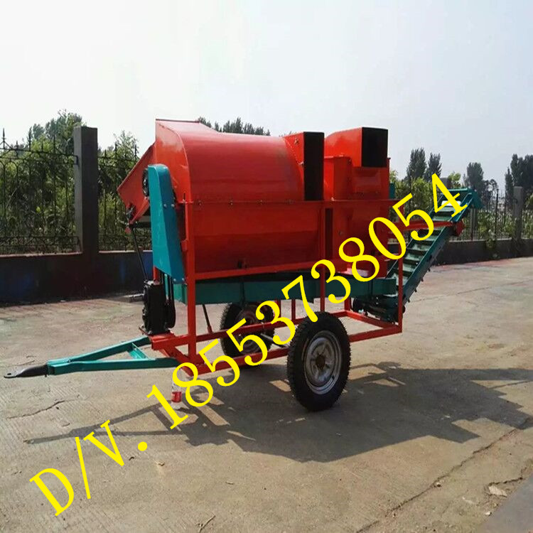熱銷農(nóng)用多功能干濕兩用花生去秧摘果機 省時省力自動裝袋摘果機