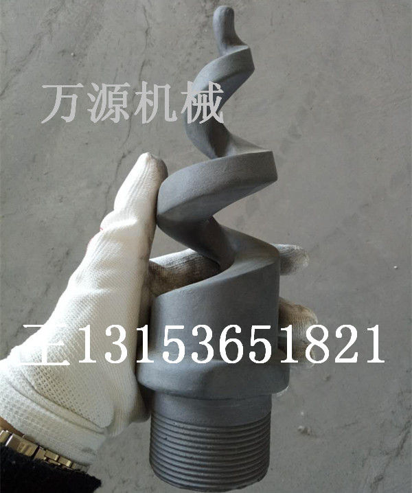 萬源供應電廠脫硫1寸2寸大流量碳化硅螺旋噴嘴 耐腐蝕耐磨噴頭