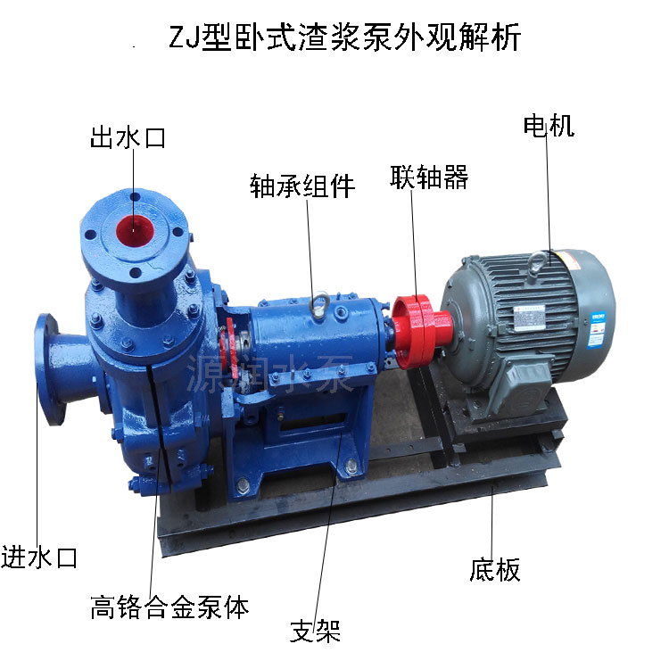 內(nèi)蒙古 150ZJ-A65 渣漿泵  適用于電力、冶金、煤炭