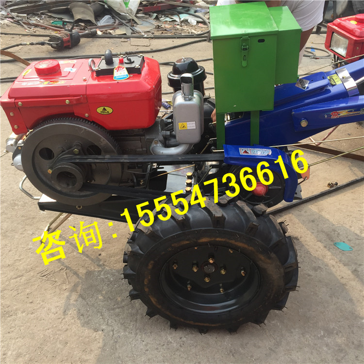 12馬力手扶拖拉機(jī)多功能農(nóng)用手扶電啟柴油手扶價(jià)格耕整田地機(jī)器