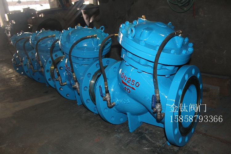 金鈦隔膜式JD745X/H多功能水泵專用止回閥DN400