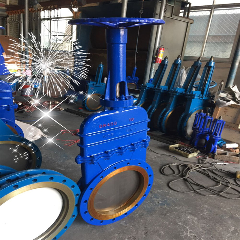 PFZ73H/F/X手動刀型閘閥，暗桿板刀型閘閥