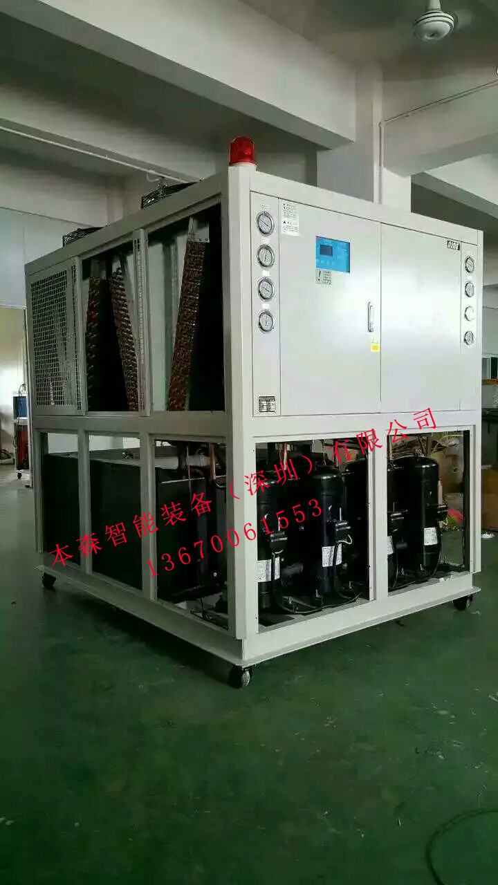 化工專用螺桿式中低溫冷凍機(jī)組，鋁氧化冷凍機(jī)，表面處理專用耐酸堿冷凍機(jī)