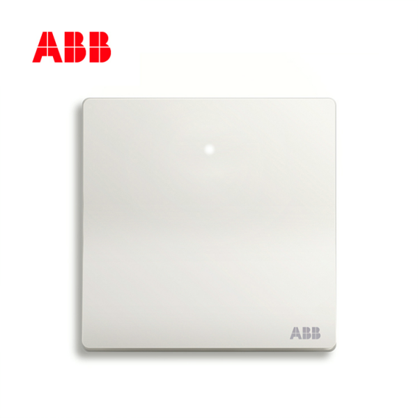 長(zhǎng)沙南湖機(jī)電市場(chǎng)ABB開(kāi)關(guān)面板代理 雅典白一位雙控帶燈開(kāi)關(guān)