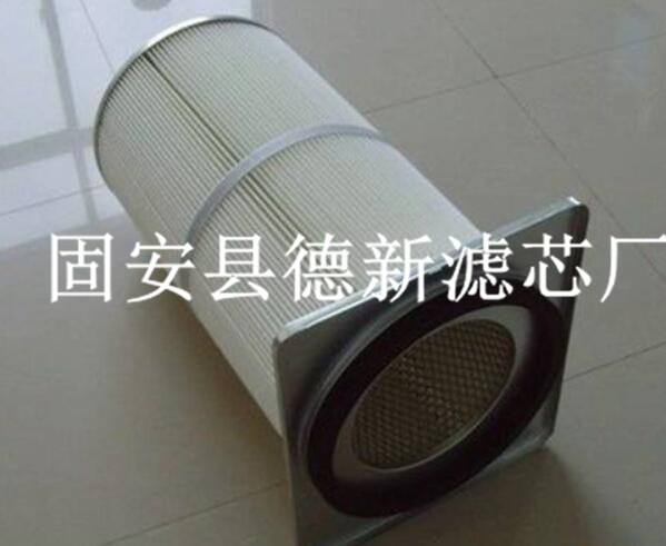 側(cè)裝方形卡盤(pán)濾筒拋丸機(jī)噴砂房濾芯除塵器濾芯覆膜除塵