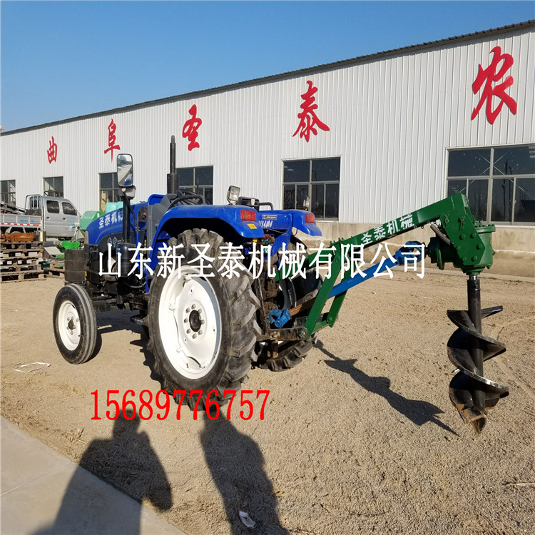 甘肅拖拉機(jī)帶動挖坑機(jī)