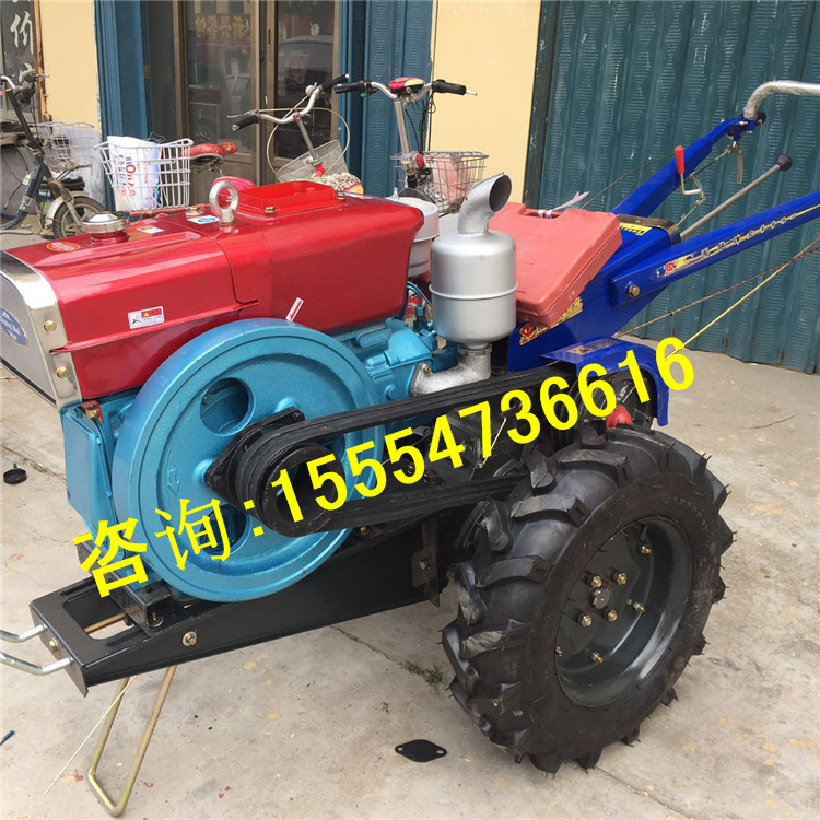 新型手扶拖拉機(jī)圖片 手扶拖拉機(jī)旋耕機(jī) 果園起壟開溝機(jī)
