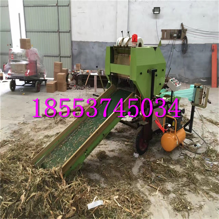 廠家直銷 自動上料保鮮打捆包膜一體機 優(yōu)質(zhì)耐用新型秸稈稻谷打捆機