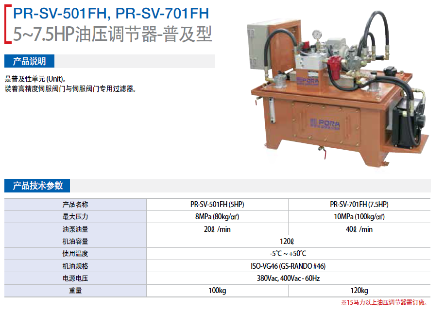 PR-SV-501FH(5HP)   n_5~7.5HP͉{(dio)(ji)PR-SC