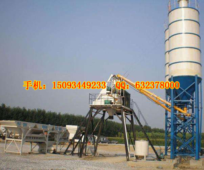 HZS25型簡(jiǎn)易攪拌站機(jī)組設(shè)備 JS攪拌機(jī)和PLD配料機(jī)攪拌站