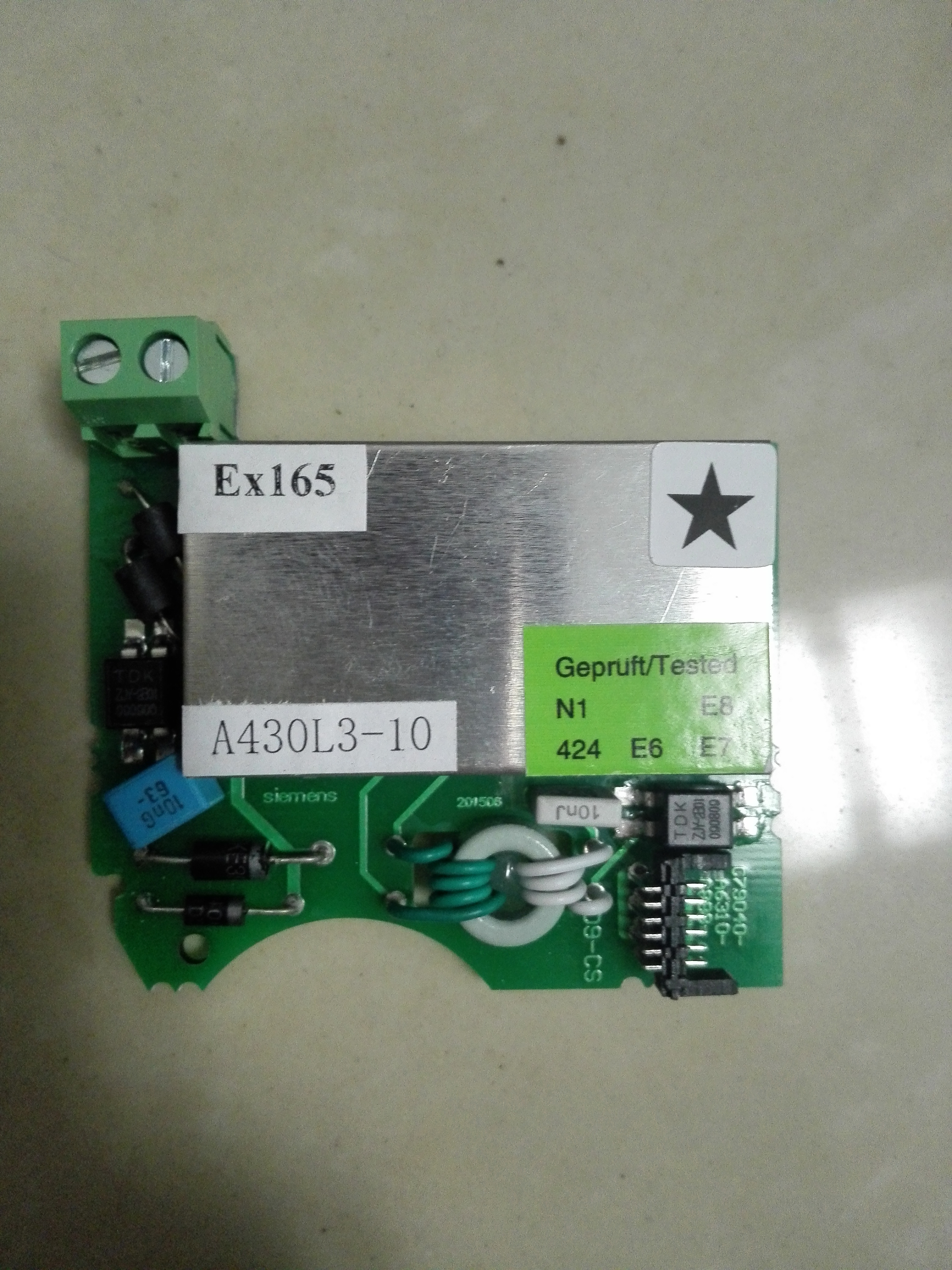 帶有反饋模塊的定位器6DR5010-0NN01-0AA0
