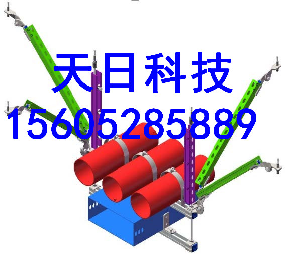 C型槽鋼抗震支吊架，管廊抗震支吊架，噴淋系統(tǒng)管束，抗震管束