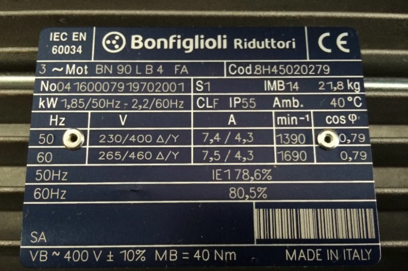 BONFIGLIOLI-BN44C4830320600xA(chung)I(y)(j)(chung)
