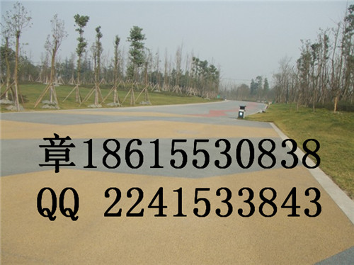 德州武城 彩色透水混凝土地坪色粉 、面層膠結(jié)料