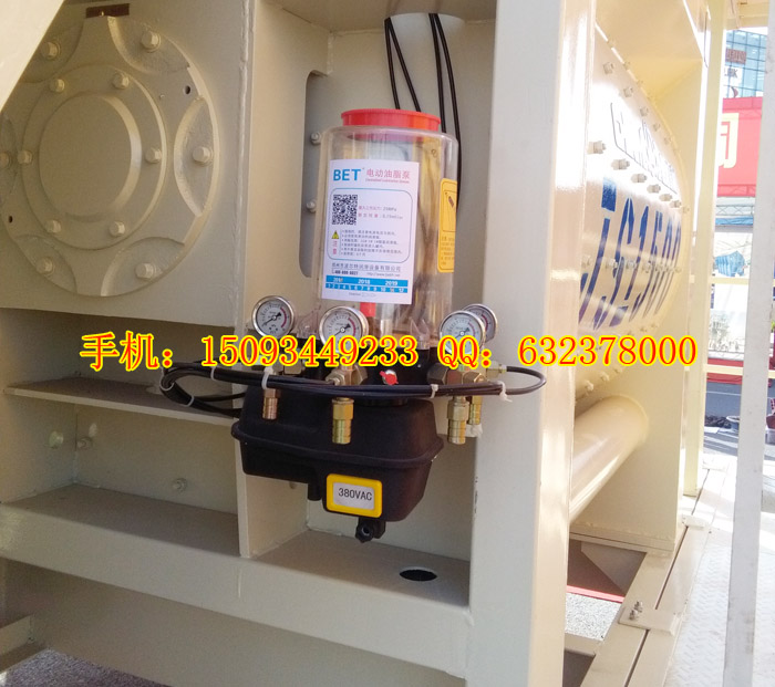 四出口攪拌機電動潤滑黃油泵 電壓24V/220V/380V可選 配備壓力表