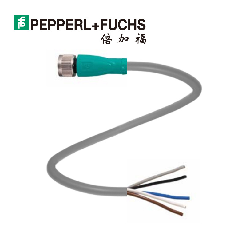 倍加福V19-G-5M-PVC-TP纜線插座帶屏蔽傳感器附件324331