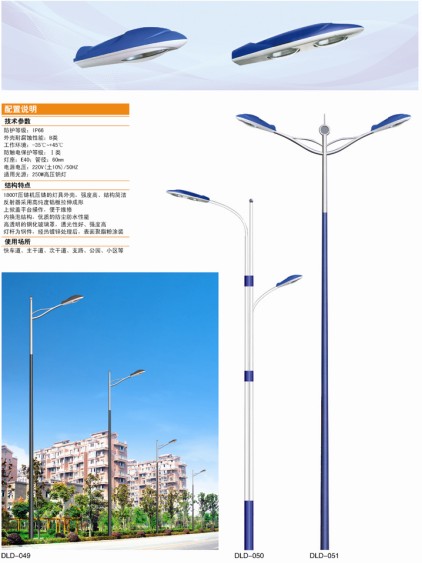 湖北熱鍍鋅噴塑道路燈、武漢道路燈供應(yīng)商、湖北路燈廠