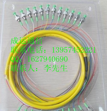 （電信級(jí)）12芯FC/SC束狀尾纖、FC束狀尾纖、12芯束狀尾纖