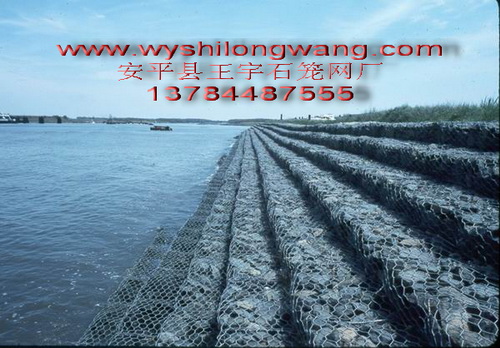 水利工程石籠網(wǎng)，水利鉛絲籠，防洪石籠網(wǎng)，防汛鐵絲網(wǎng)，王宇石籠網(wǎng)