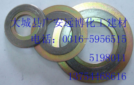 平度市帶內(nèi)外環(huán)金屬纏繞墊片，平度市不銹鋼石墨纏繞墊片，耐高溫密封墊片