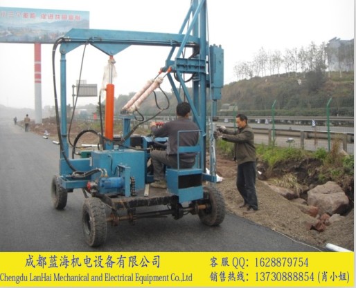 護欄打樁機型號/公路打樁機/公路鉆孔機/波形護欄打樁機價格