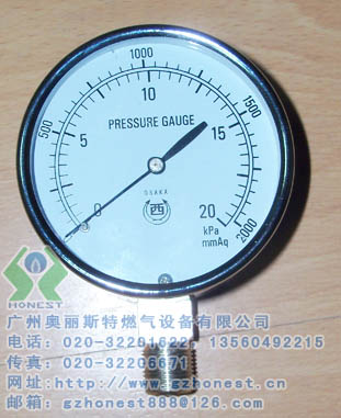 膜盒表，微壓表，燃氣專用壓力表,煤氣壓力表，液化氣壓力表，進口燃氣壓力表，臺灣壓