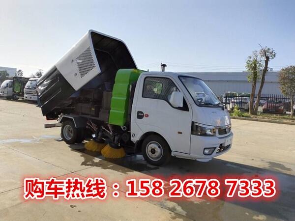 東風途逸小型掃路車_藍牌掃路車_國六小型掃路車廠家