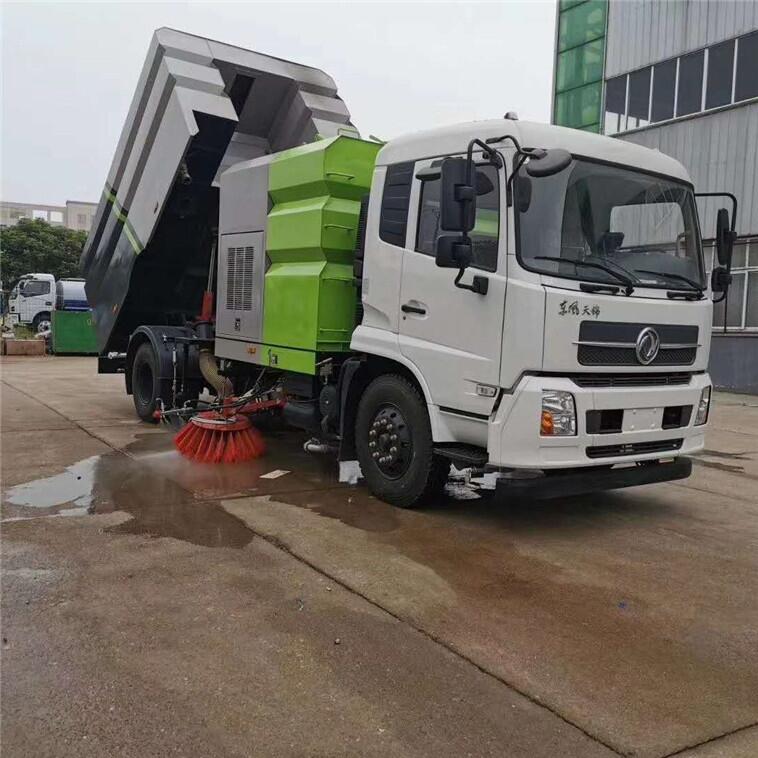 邢臺天錦掃路車的配置，石家莊哪里買的到質(zhì)量好的18方洗掃車