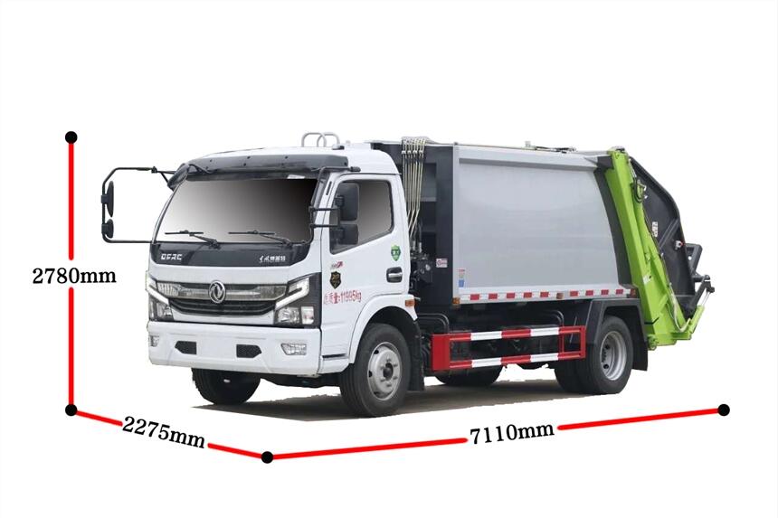 河南南陽市藍牌壓縮垃圾車價格，新鄉(xiāng)市東風側裝垃圾車多少錢