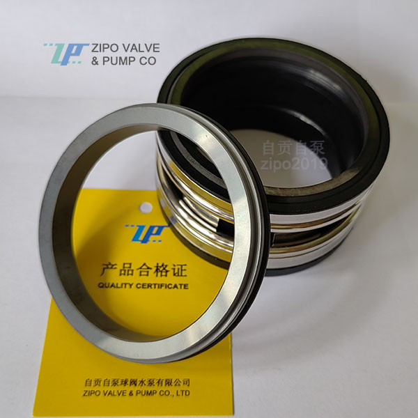 2102-65橡膠波紋管機(jī)械密封ZCMSTJ-0650-K-6碳化硅對石墨軸用密封件