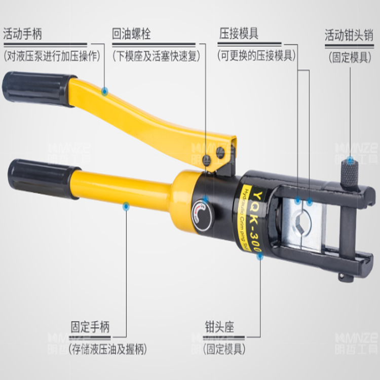 壓線鉗   手動(dòng)液壓壓線鉗  銅鋁鼻壓接器