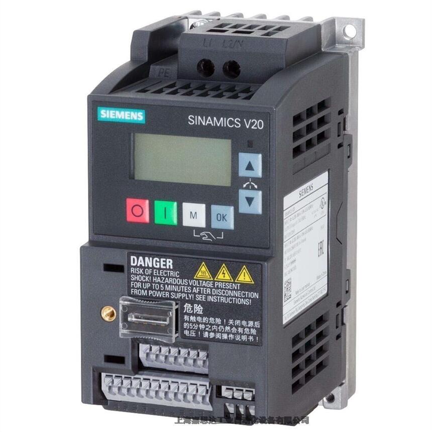 西門子PLC V20變頻器 6SL3210-5BB11-2BV1內置C1濾波器0.12KW