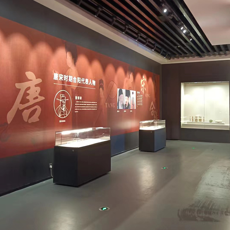 恒溫恒濕博物館展柜，防盜博物館展柜，智能互動(dòng)博物館展柜