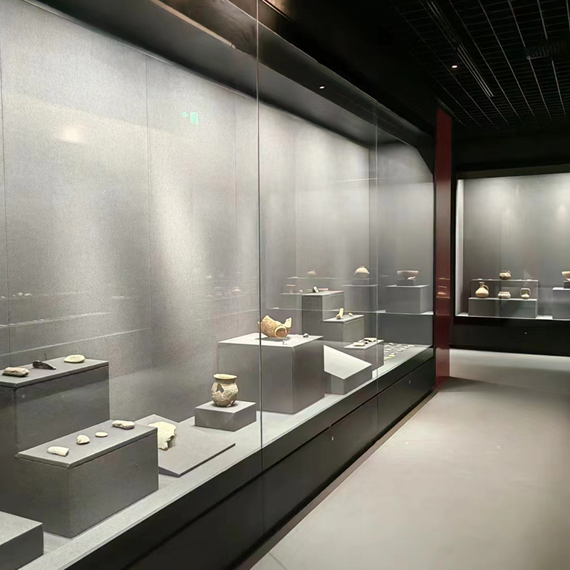 山西博物館展柜維護(hù)，山西博物館展柜設(shè)計(jì)，山西博物館展柜溫濕度